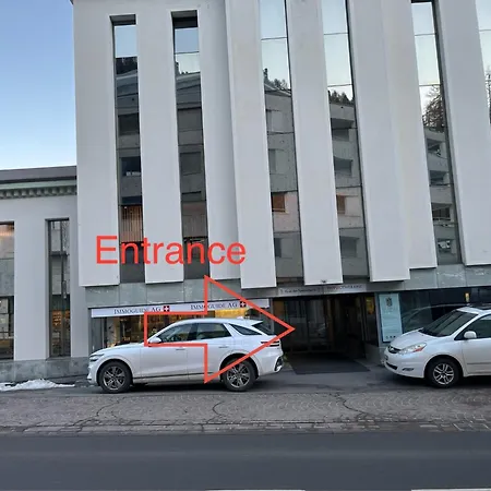 公寓 Cozy Duplex Garden & Family Comfort 圣莫里茨