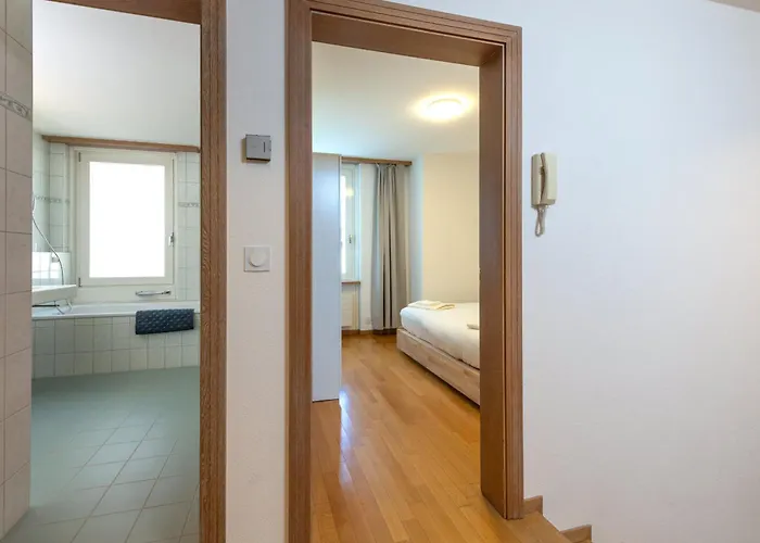 公寓 Cozy Duplex Garden & Family Comfort 圣莫里茨