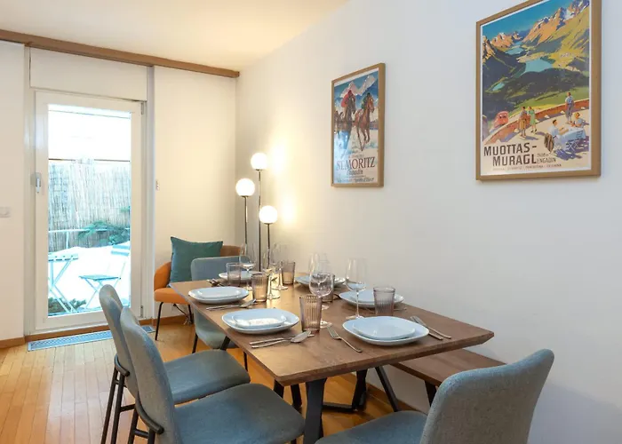 Cozy Duplex Garden & Family Comfort St Moritz